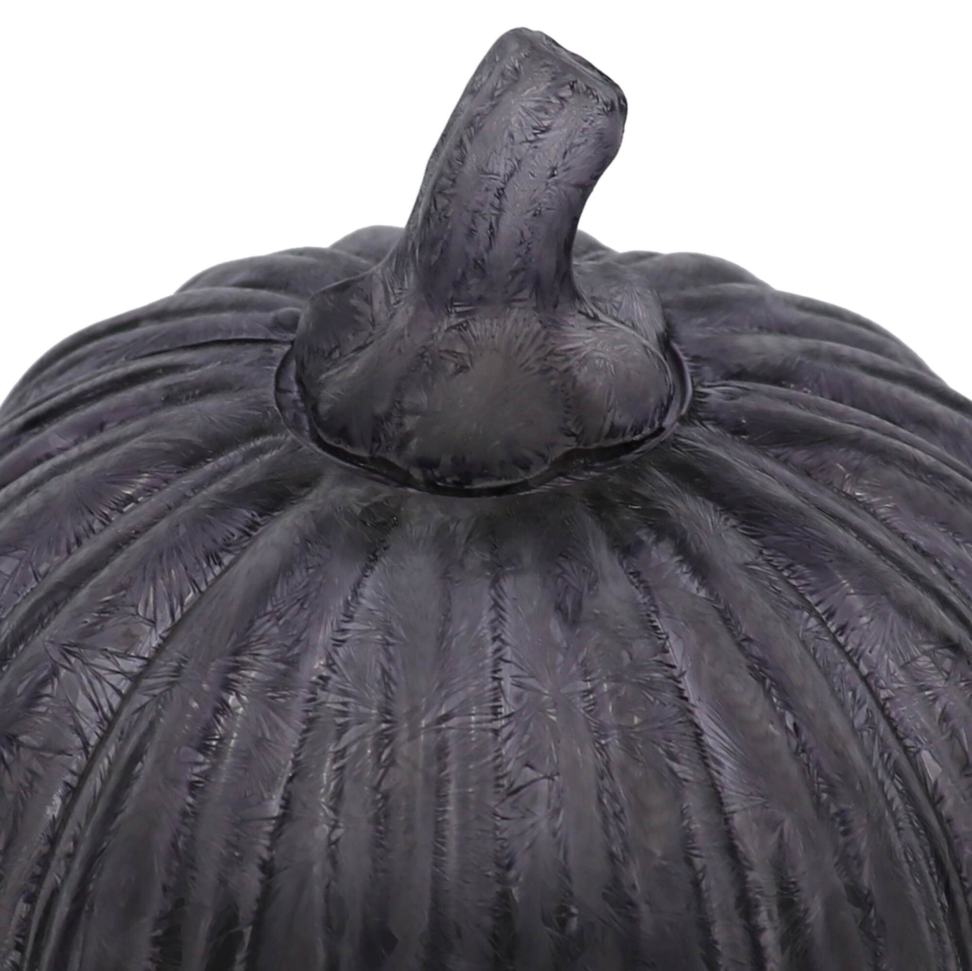 4.5" Black Glass Pumpkin by Ashland®